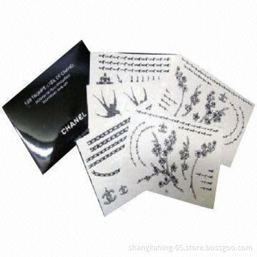 Non-toxic Tattoo Stickers, Complies with EN71 Mark, Available in Various Designs